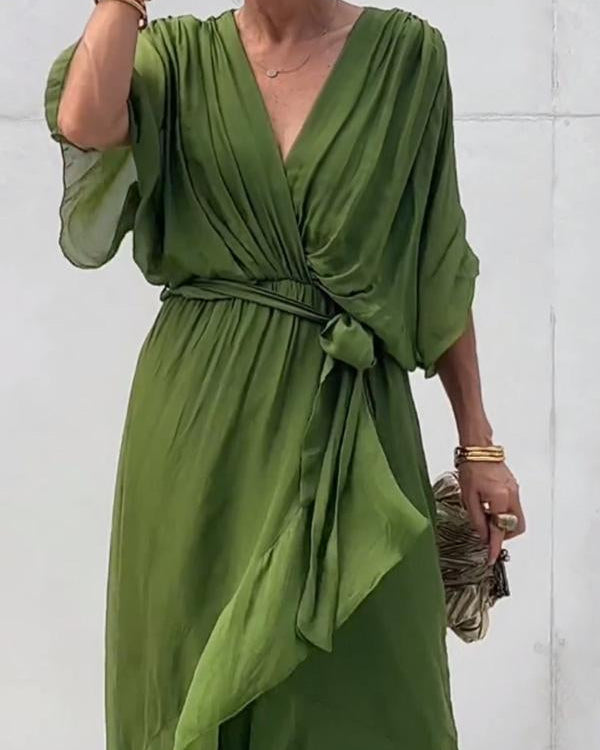 MARJORIE - VESTIDO DE CHIFFON SOFISTICADO
