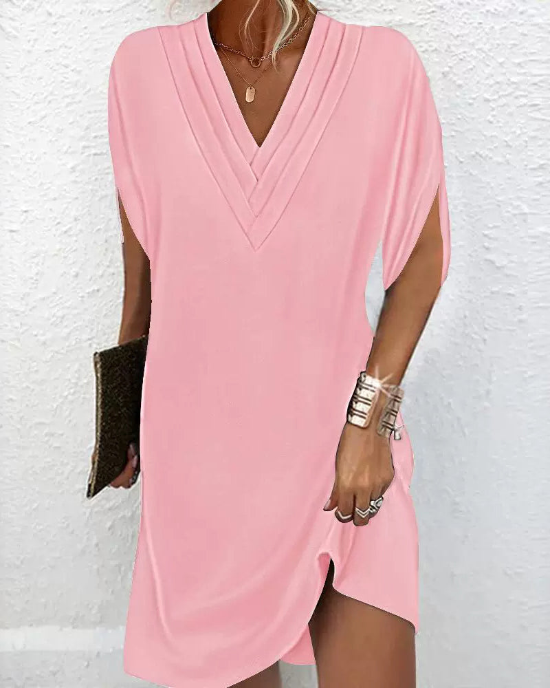 Alana / Vestido Elegante con Escote en V