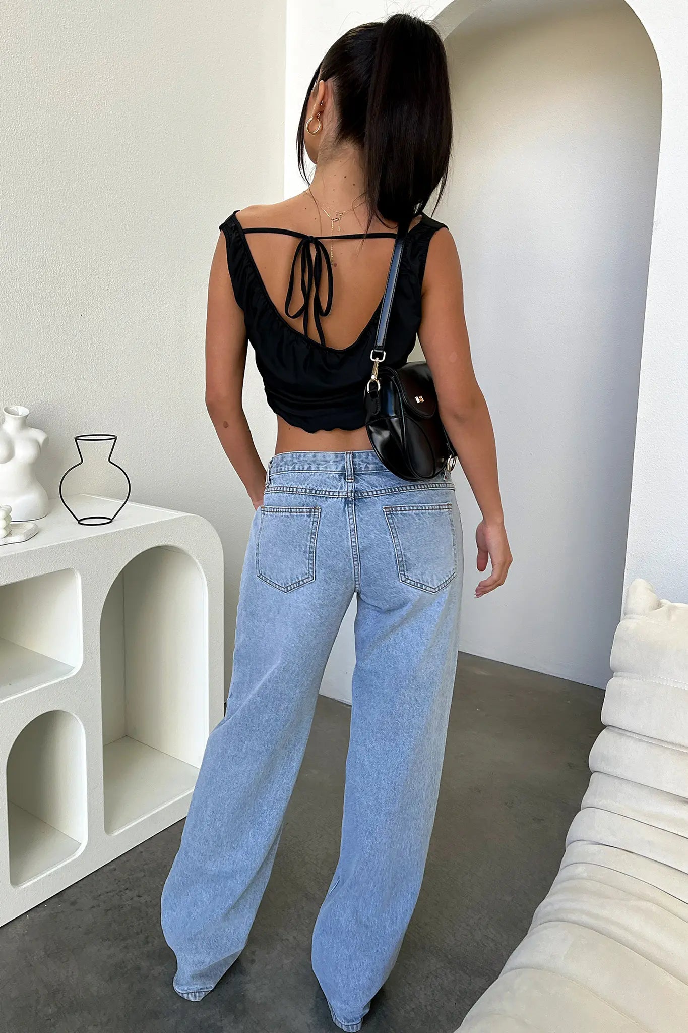 Leandra | Vaqueros de primavera de pierna recta relajados para mujer