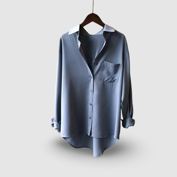 Riley – Blusa de Seda con Elegancia Fluida