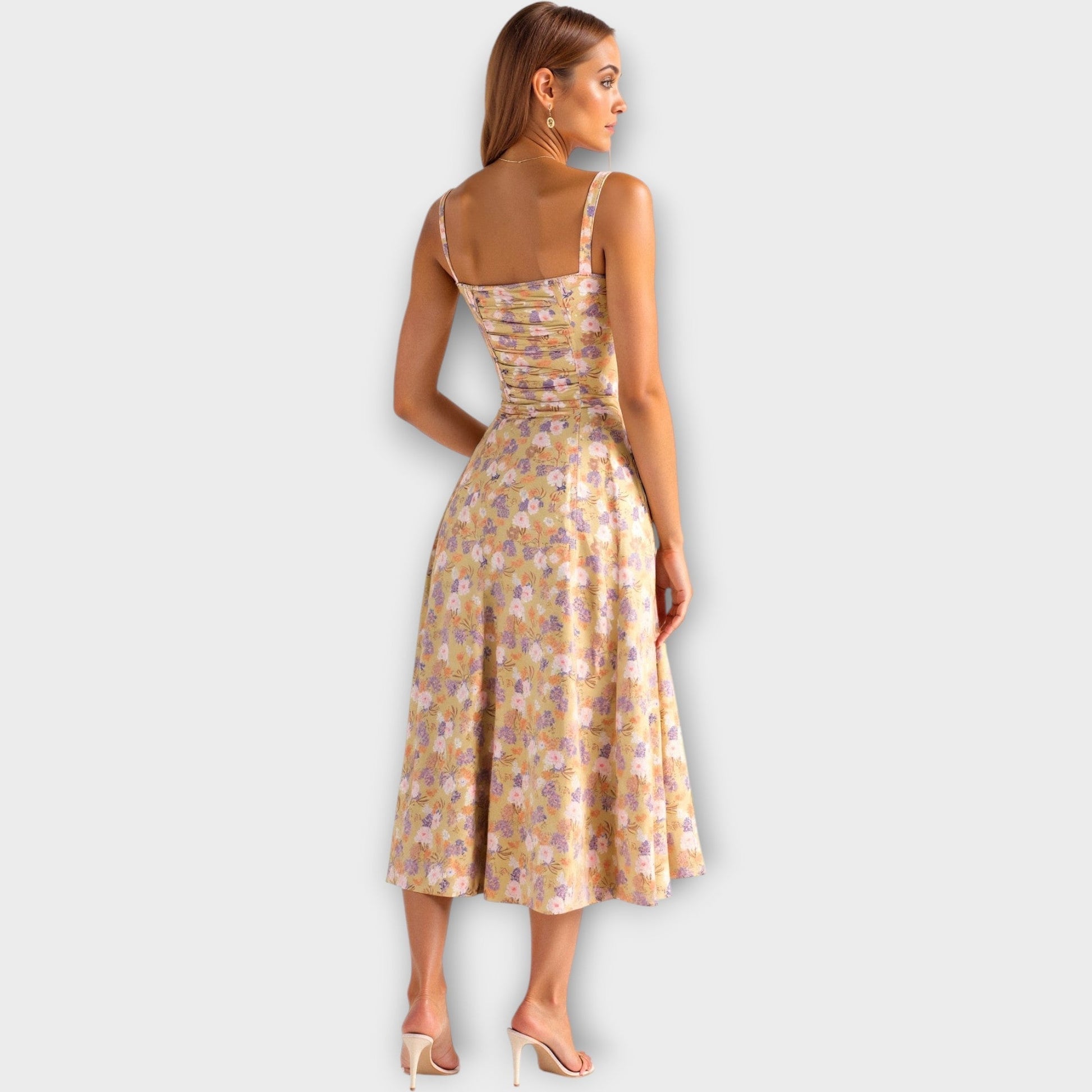 Vestido Midi con Corsé