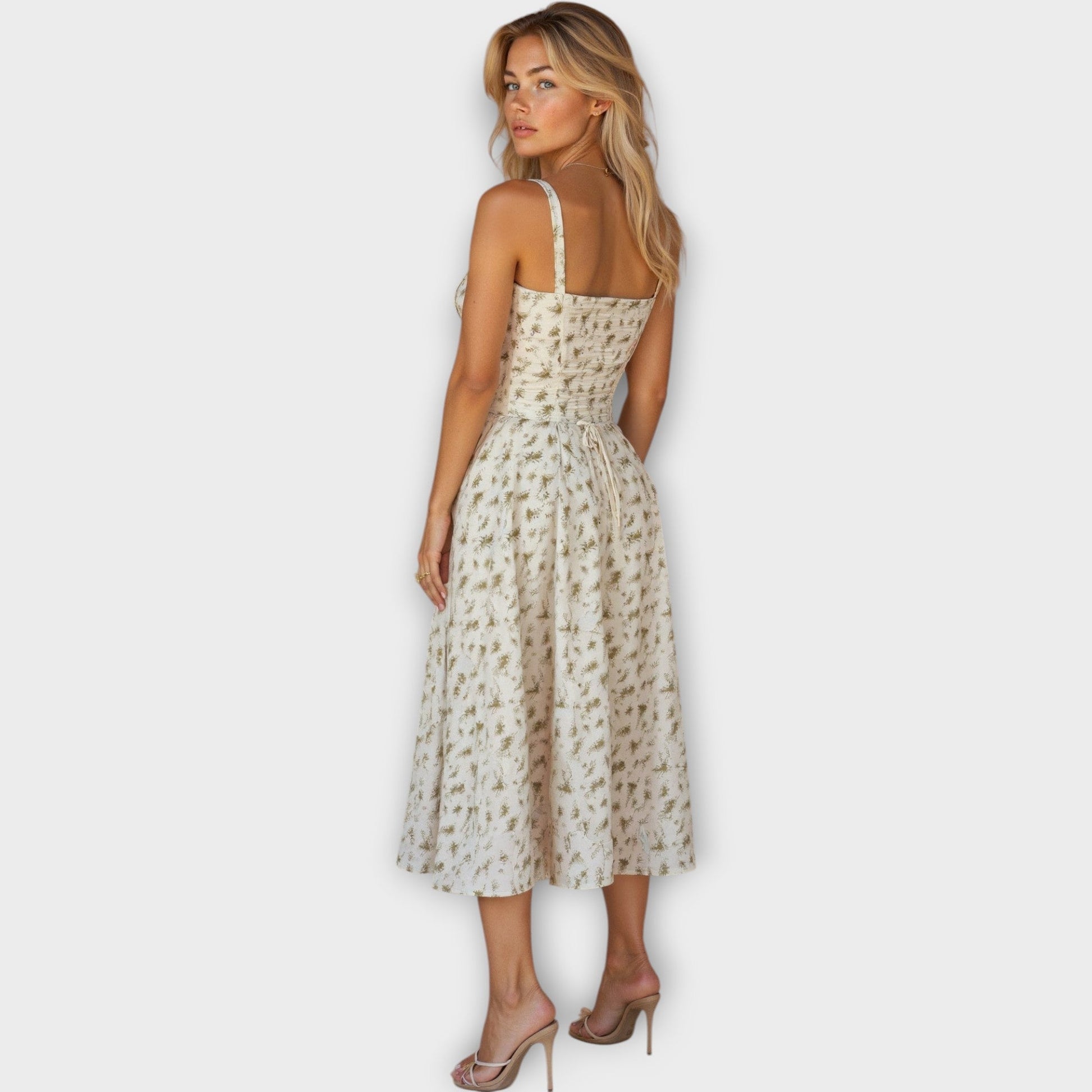 Vestido Midi con Corsé