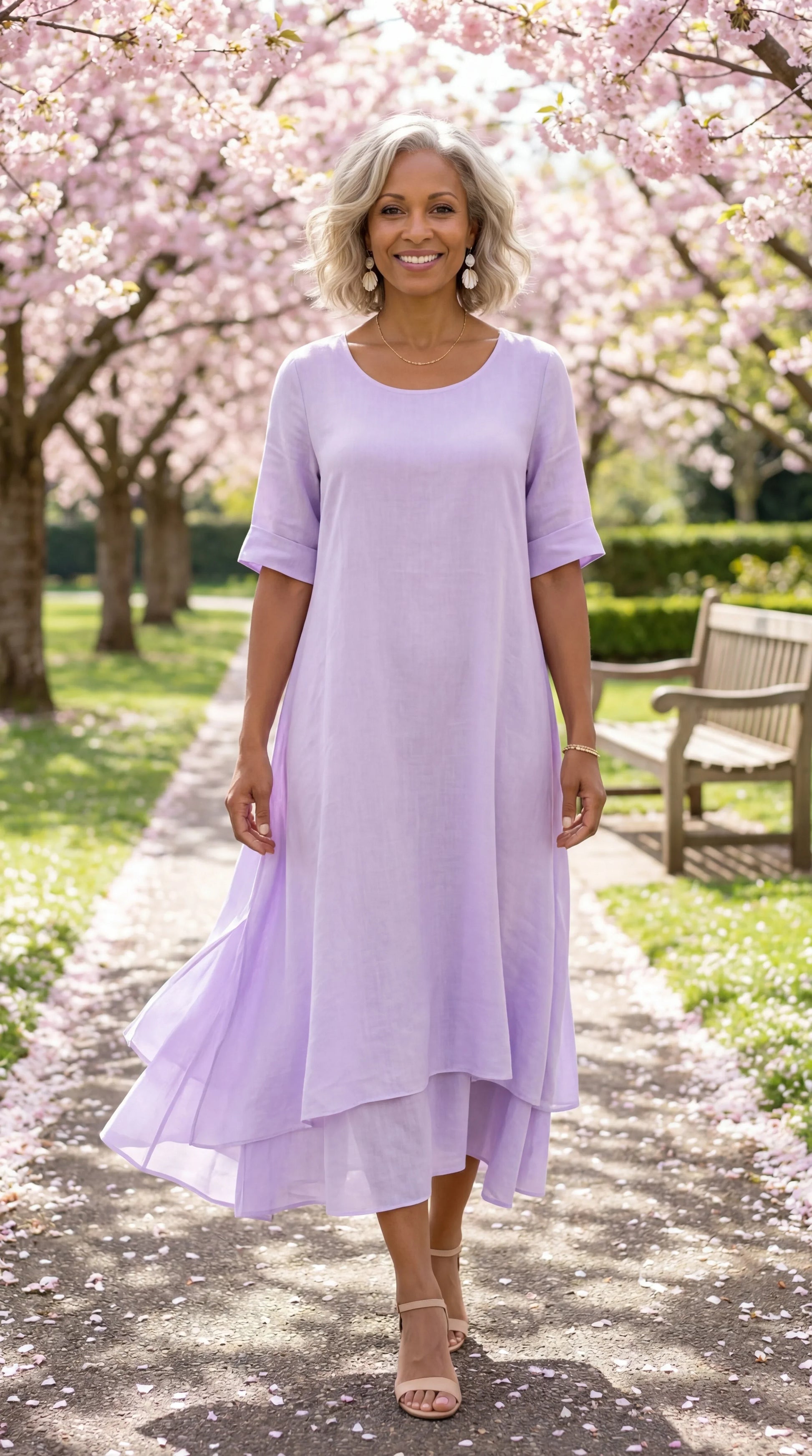 Vestido Maxi Acampanado Aria