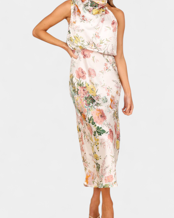 Lisa | Maxi Floral Halter