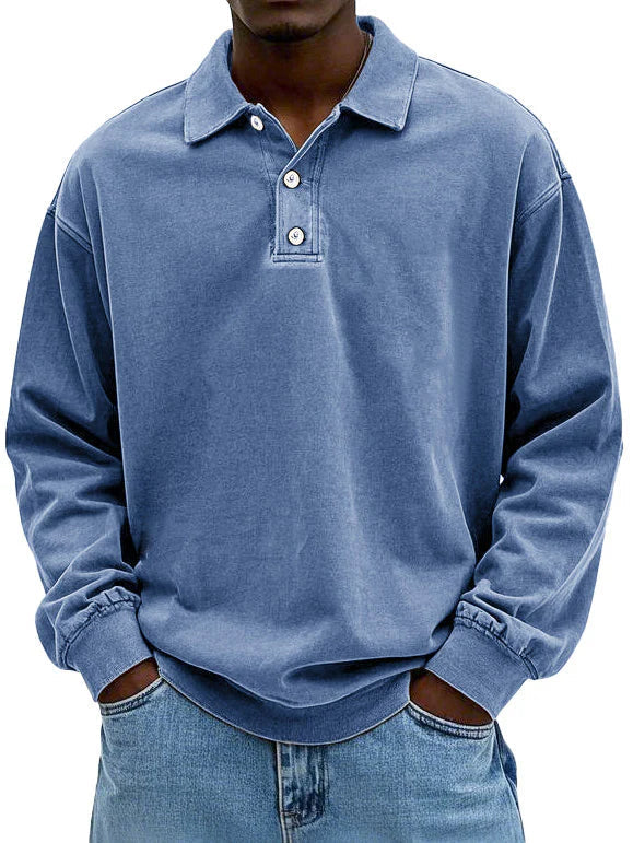 Casen – Camisa de Manga Larga Vintage