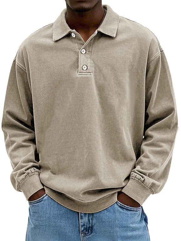 Casen – Camisa de Manga Larga Vintage