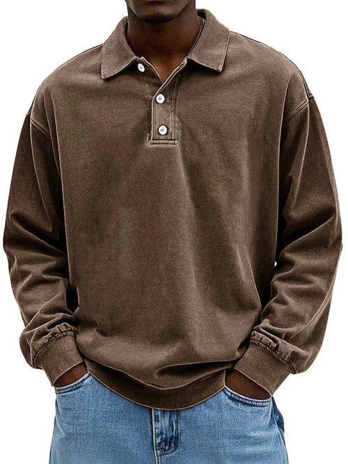 Casen – Camisa de Manga Larga Vintage