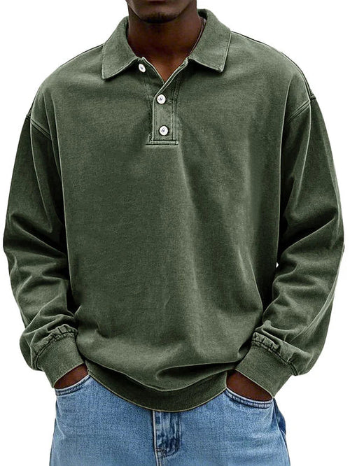 Casen – Camisa de Manga Larga Vintage