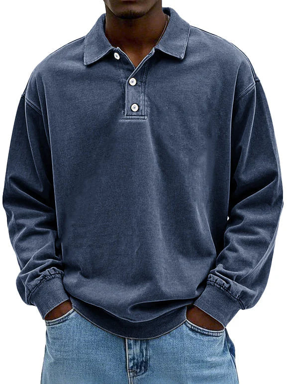 Casen – Camisa de Manga Larga Vintage