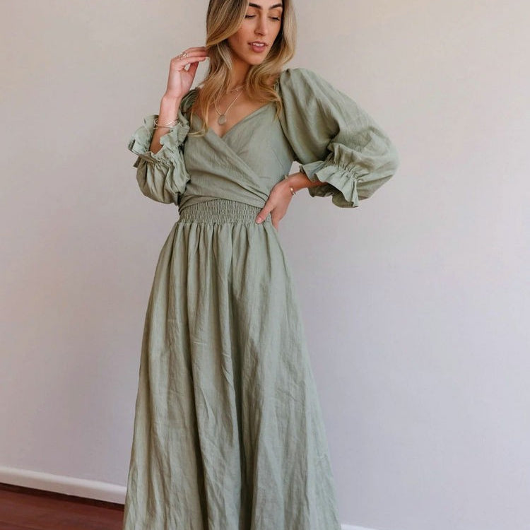 CLARISSA - VIBRAS BOHO VESTIDO MAXI