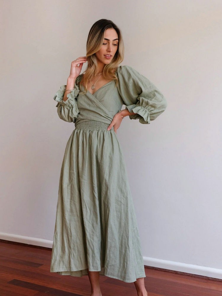 CLARISSA - VIBRAS BOHO VESTIDO MAXI