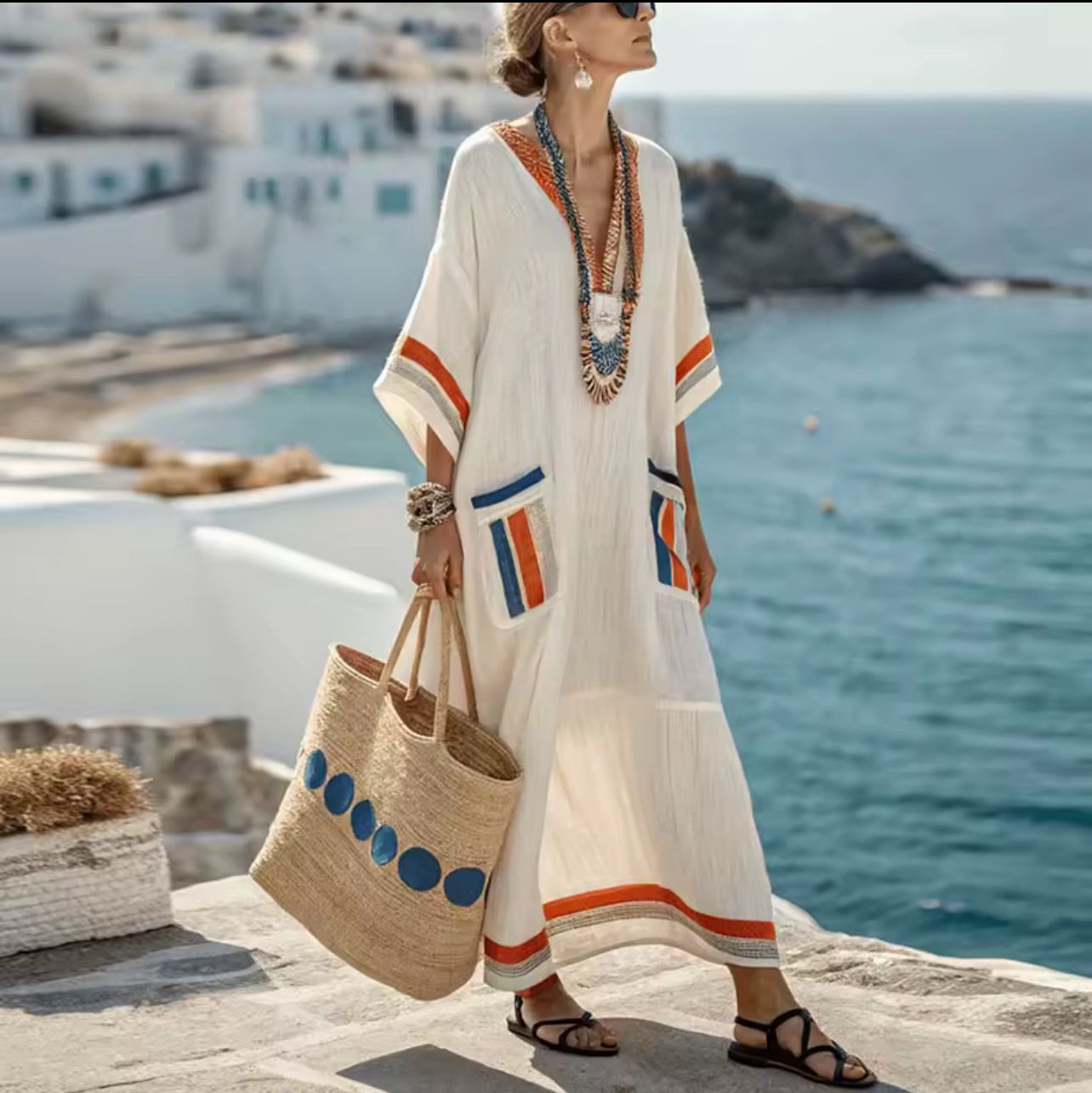 Ropa Maxie "Léna" con Acabados Contrastantes