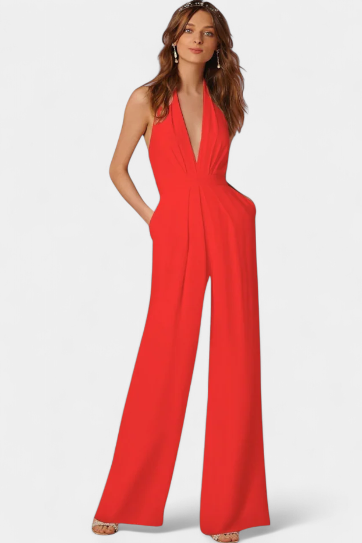 Lila | Mono de Pierna Ancha con Elegancia Ligera