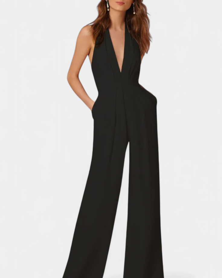 Lila | Mono de Pierna Ancha con Elegancia Ligera