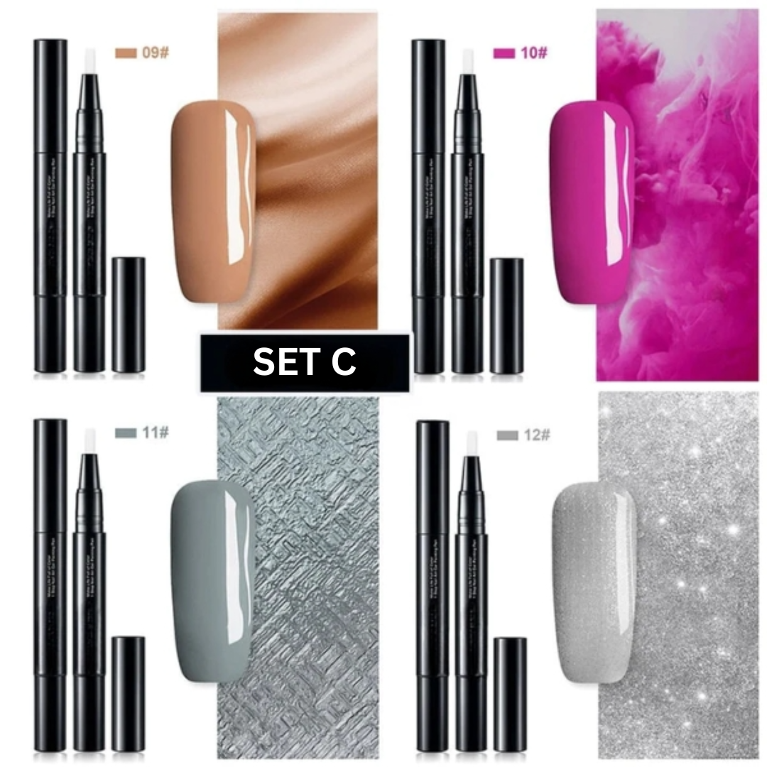 LucidaBella – Crea uñas brillantes y sorprendentes con confianza (set de 4)