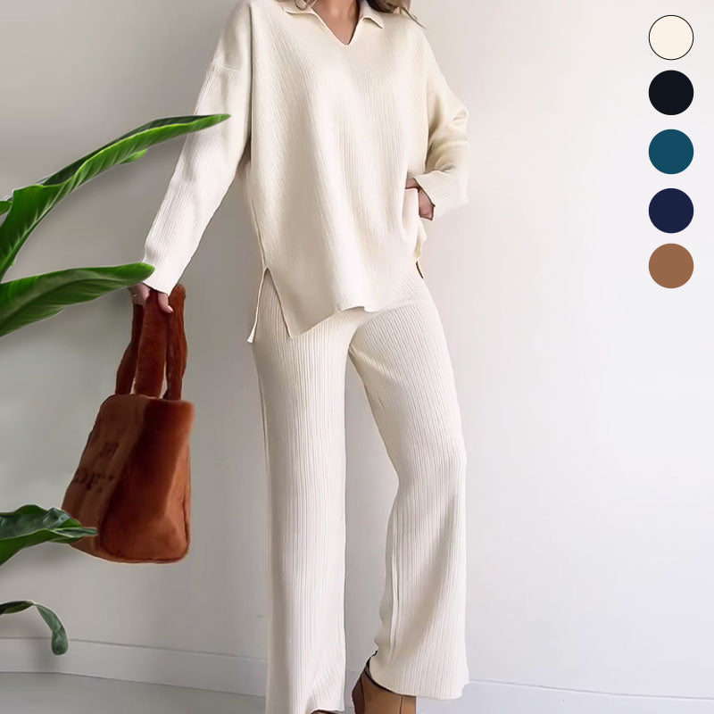 HONORA - Conjunto Casual de Dos Piezas con Estilo Elegante