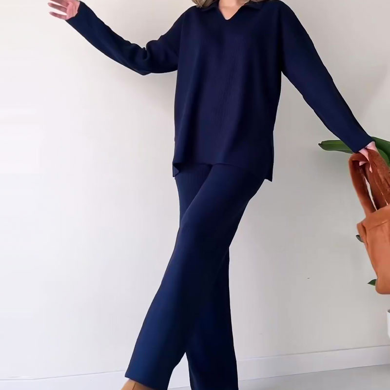 HONORA - Conjunto Casual de Dos Piezas con Estilo Elegante