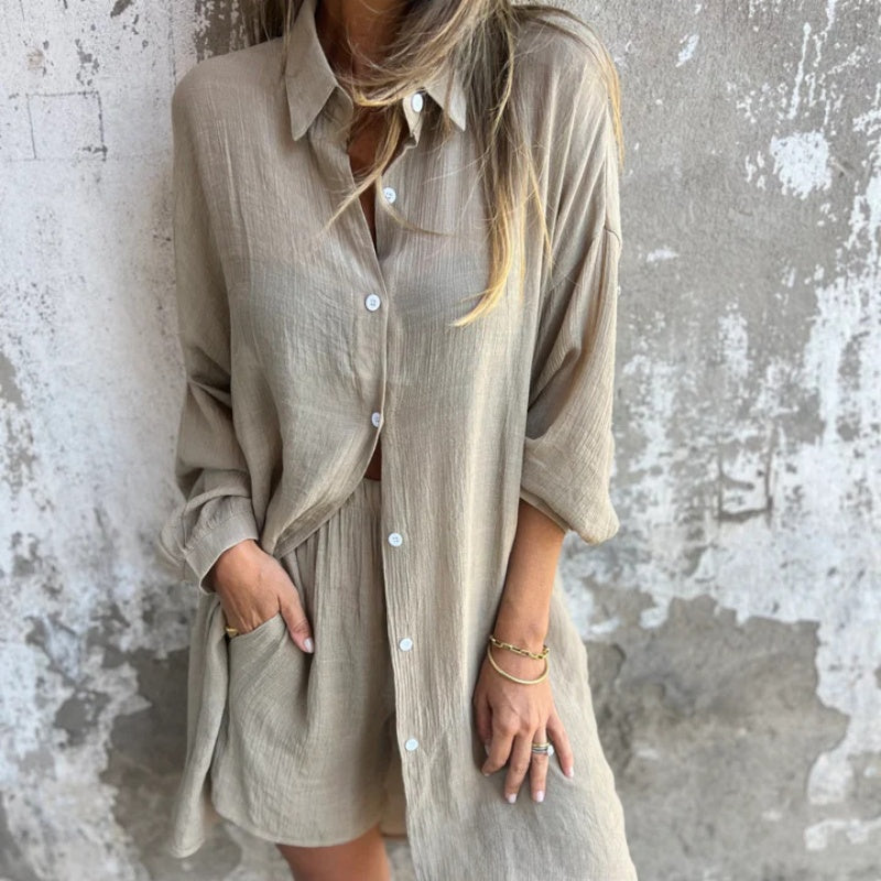 Lyrie - Conjunto de Polo Casual