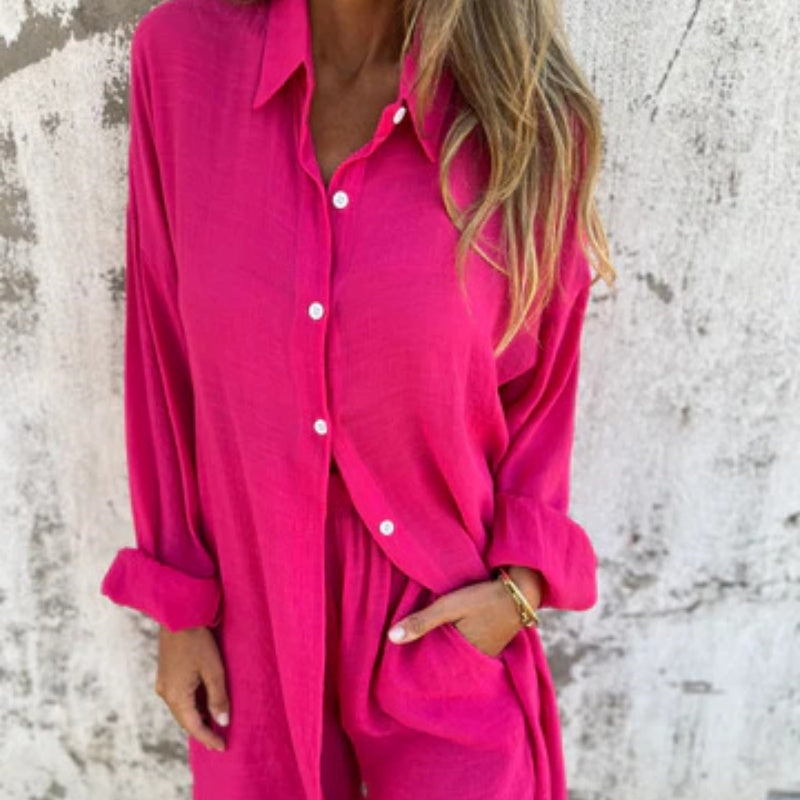 Lyrie - Conjunto de Polo Casual