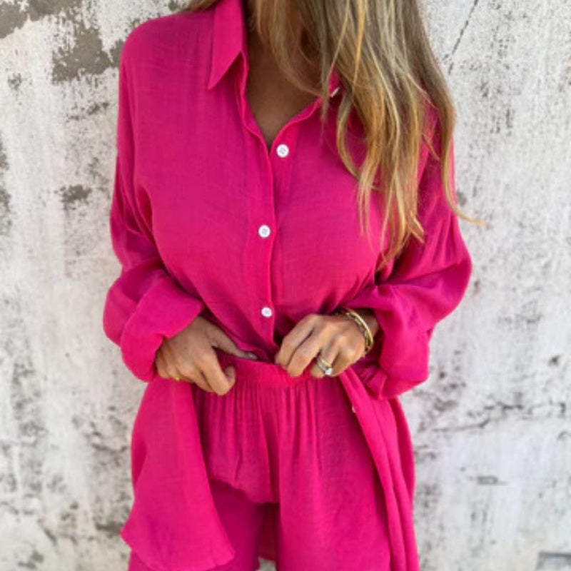 Lyrie - Conjunto de Polo Casual