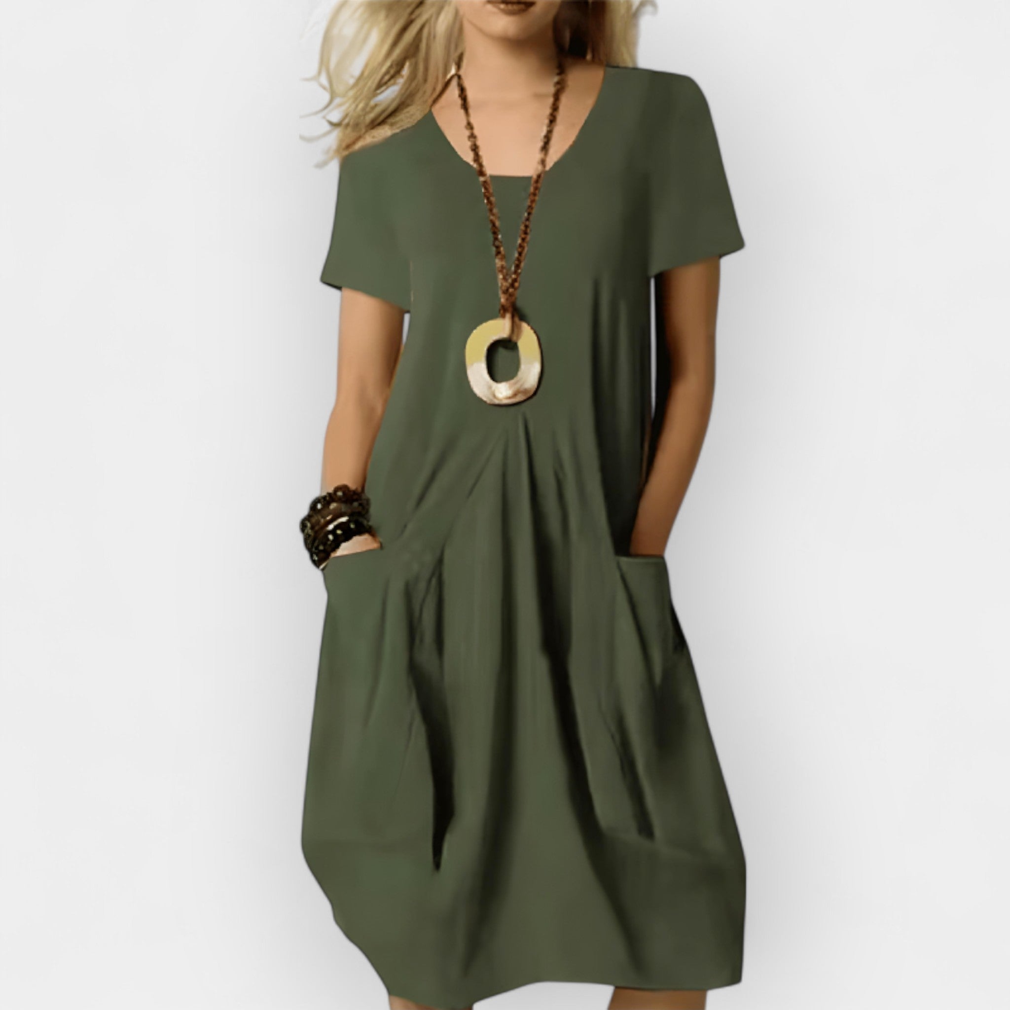 Vestido de Algodón Halagador