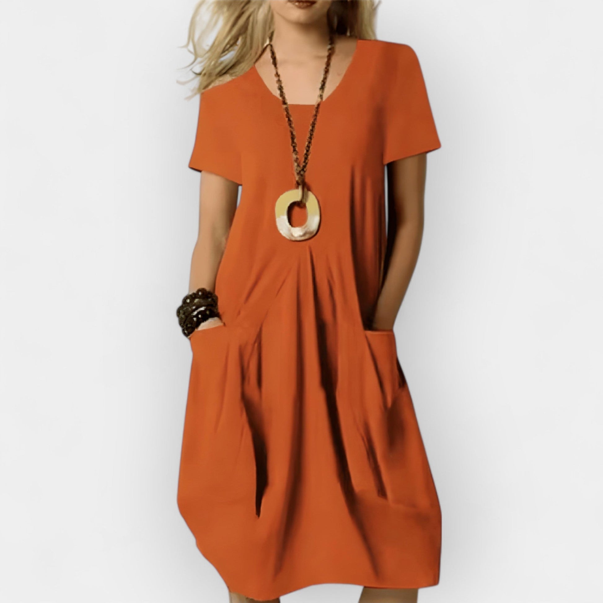 Vestido de Algodón Halagador