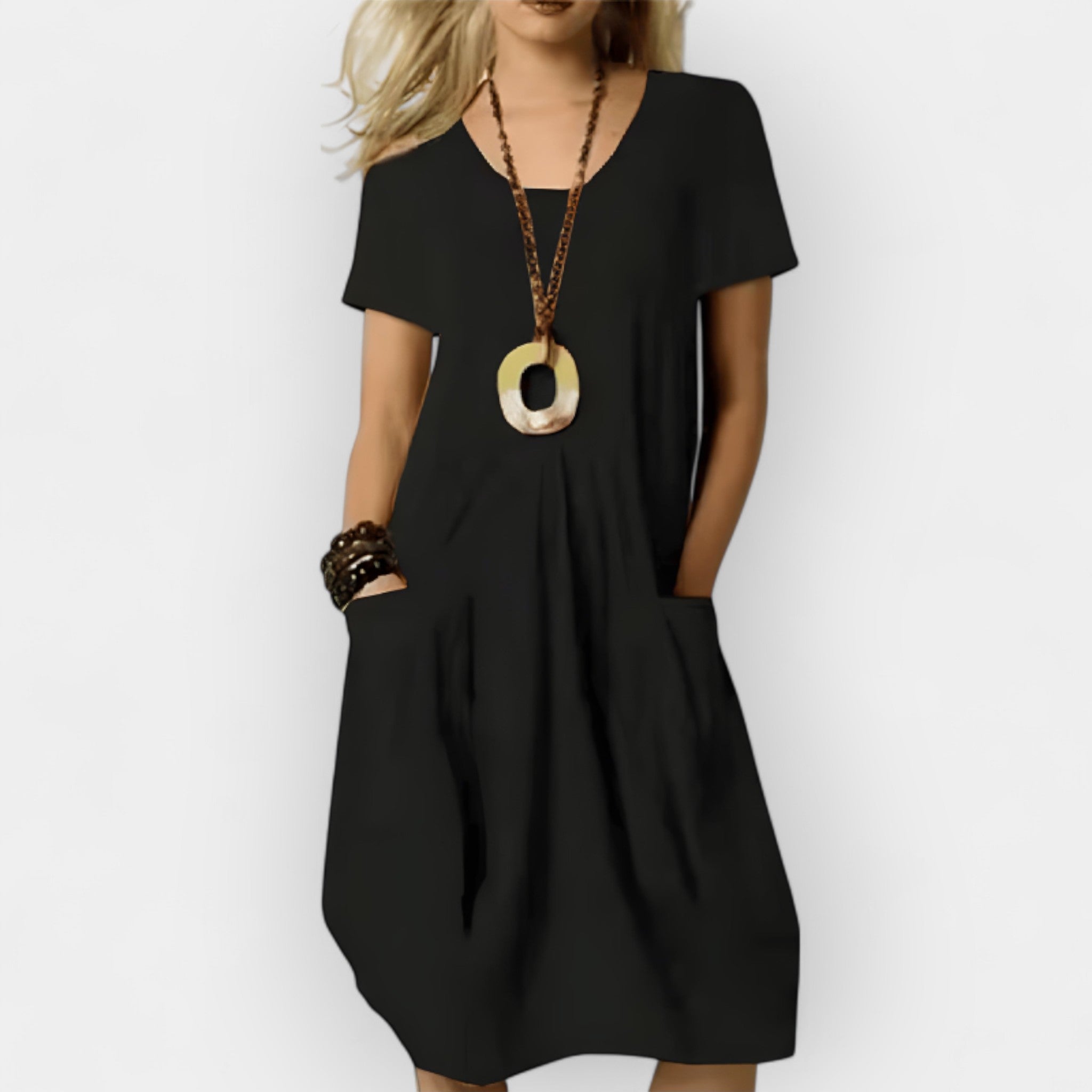Vestido de Algodón Halagador