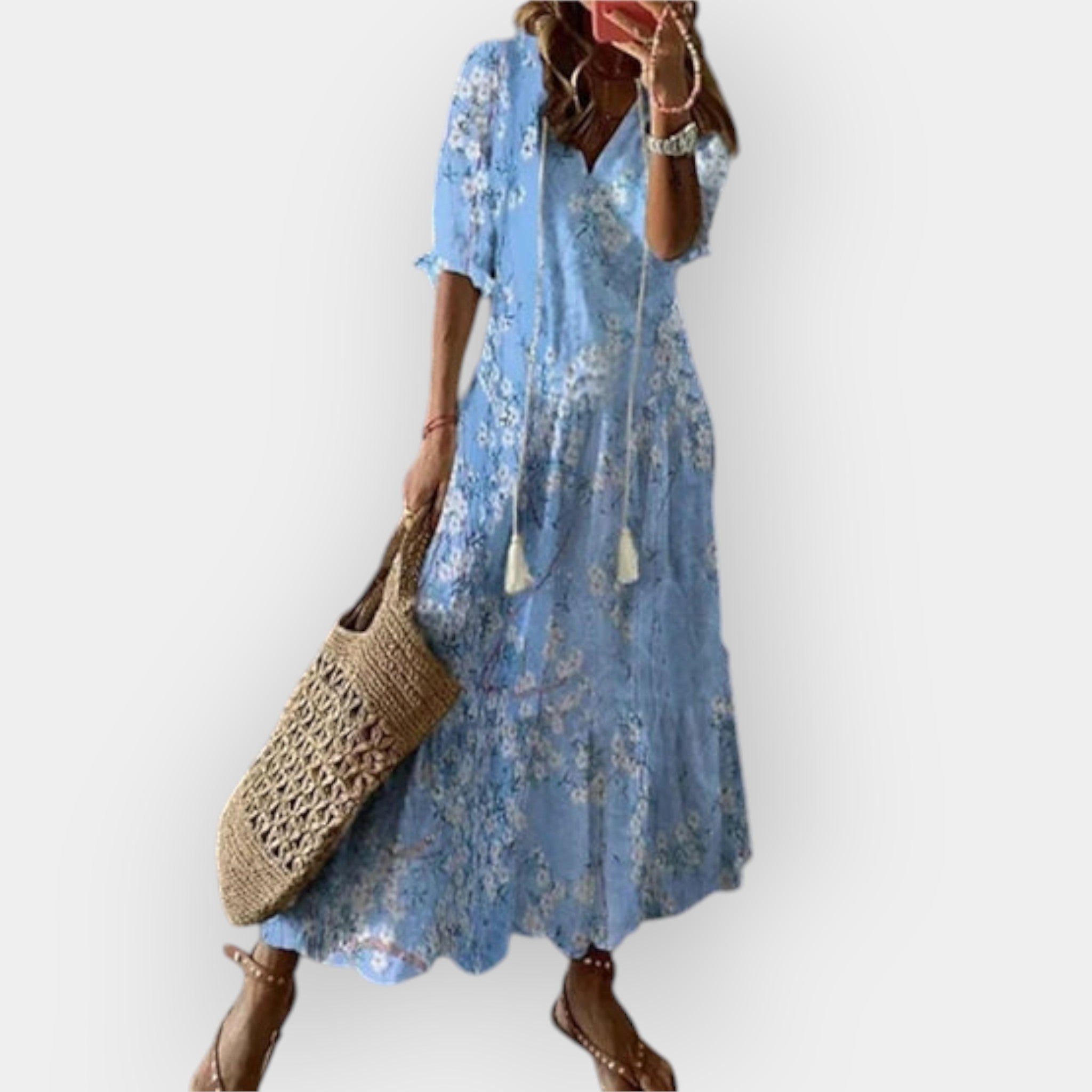 Vestido Maxi con Estilo Bohemio