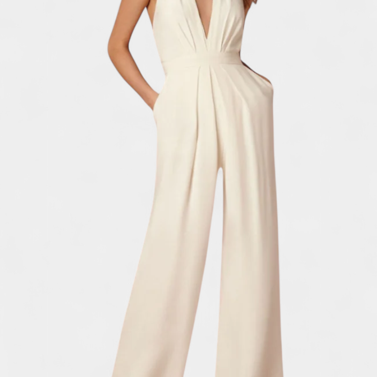 Lila | Mono de Pierna Ancha con Elegancia Ligera
