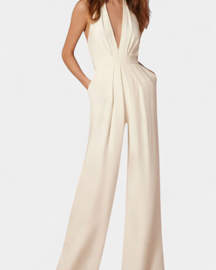 Lila | Mono de Pierna Ancha con Elegancia Ligera