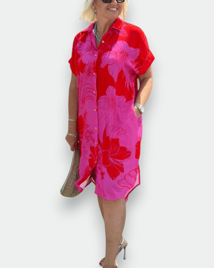 Naomi | Vestido con estampado de flores