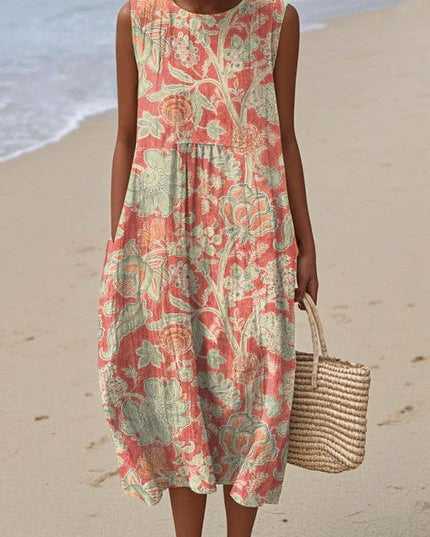 Zoya | Vestido de Playa Floral Relajado