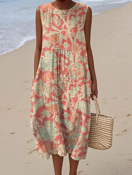 Zoya | Vestido de Playa Floral Relajado