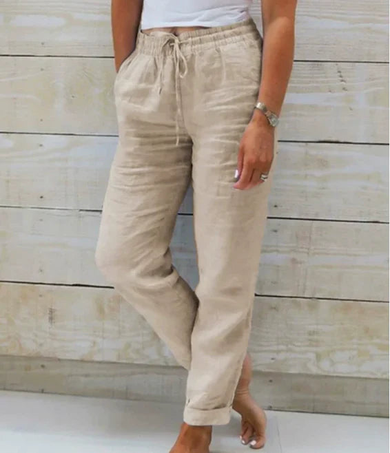 Tamina - Pantalón Casual con Cuerda Ajustable