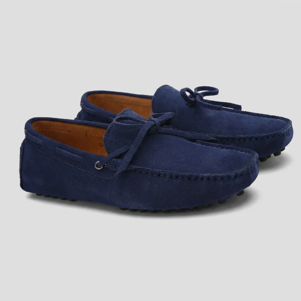 Mocasines casuales de ante para el verano